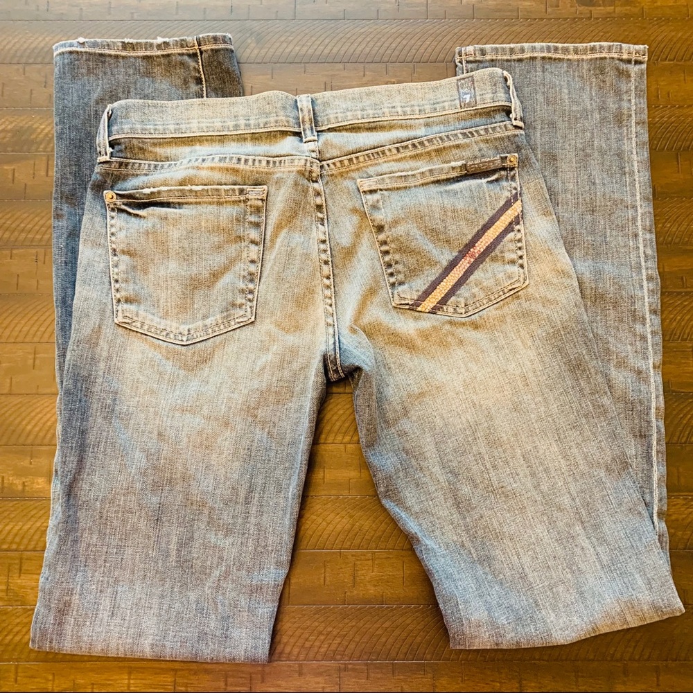7 For All Mankind - Straight Cut - Light Wash 29